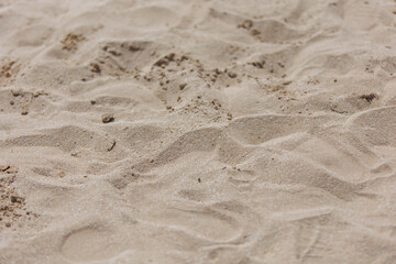 Close-up of sand on the seashore