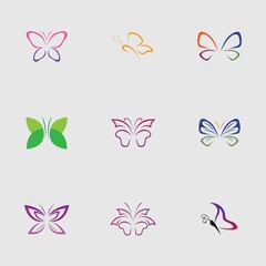 Plakat Beauty Butterfly icon design