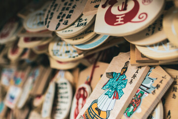 Wooden plaques in Hie shrine