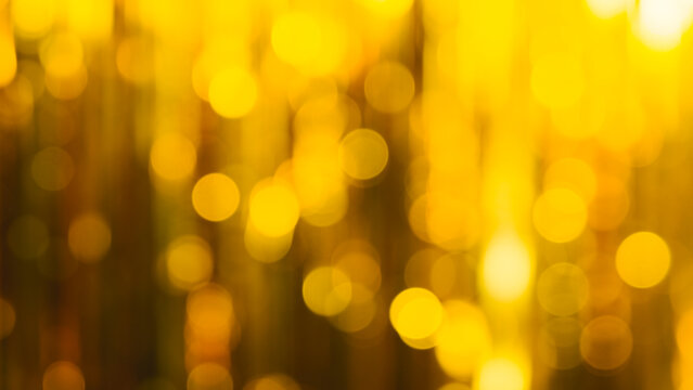 Abstract bokeh background. Abstract background of bright yellow and blue lights in soft focus