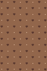 Chocolate pattern. Bright food card. Chocolate pattern background. Vector illustration