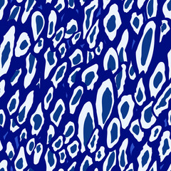 Abstract modern leopard seamless pattern. Animals trendy background. Color decorative vector stock illustration for print, card, postcard, fabric, textile. Modern ornament of stylized skin