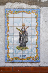 Handpainted azulejo artwork