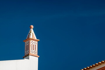 Typical architecture of Algarve chimneys