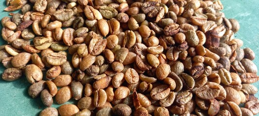 coffee beans grown by farmers