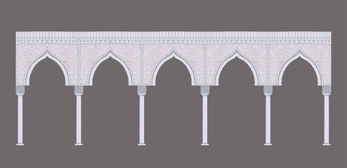 Decorative arabian wall