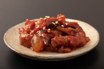 タコの韓国塩辛　