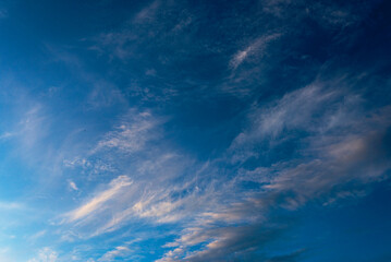 blue sky with clouds