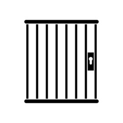 prison icon design template vector illustration