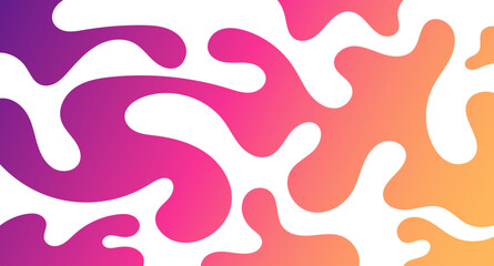 Abstract colorful summer fluid wavy background vector design. Wallpaper banner, magazine, social media, creative album, art cover editable layout illustration template.