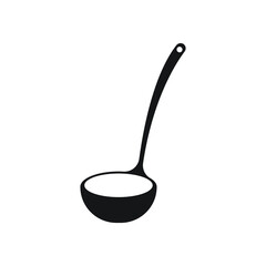 Ladle icon design isolated on white background