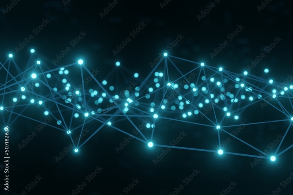 Aufkleber rendering modern technology connection digital background
