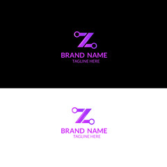 Technology with  Letter Z combination type logo  