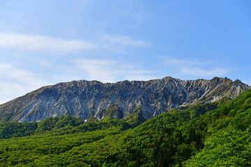 南から見た大山（鳥取県・岡山県） 