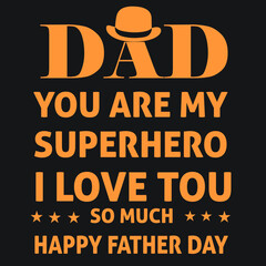 Father Day T-shirt Design Template