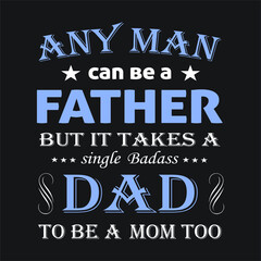 Father Day T-shirt Design Template