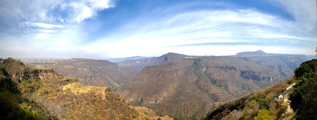 panorama of the mountains