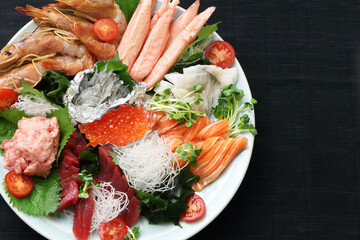 豪華絢爛刺身の盛り合わせオードブル