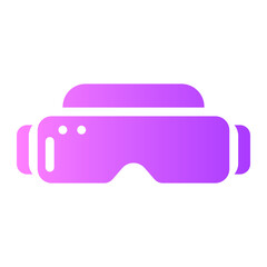 Vr Glassesvr gradient icon