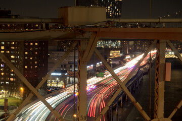 The Sun Sets and Night Falls on New York City