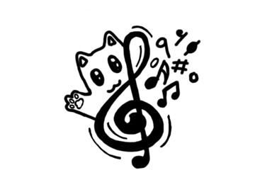 Musical note illustration