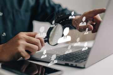 All of these words are used to describe the process of recruiting or hiring leaders or personnel.