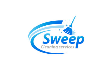 Illustration graphic vector of cleaning services concept logo design template
