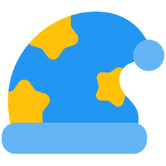 sleeping hat flat icon