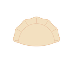 Jiaozi Chinese dumplings isolated. Traditional food in China