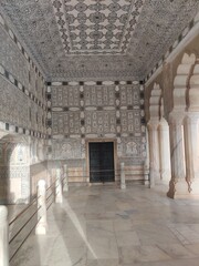 Intrinsic corridor of beauty in a heritage fort of Rajasthan