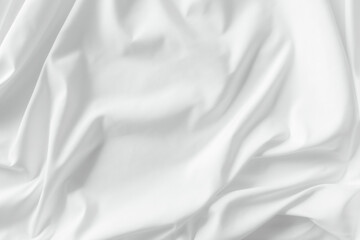 White fabric. luxurious white fabric texture background. Creases of satin, silk, and cotton.