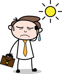 cartoon businessman