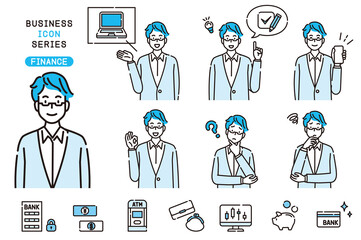 ビジネス　アイコン　セット