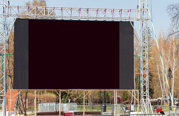 Large outdoor led screen for Sport, Event, Music, Promotion Public Viewing in city center