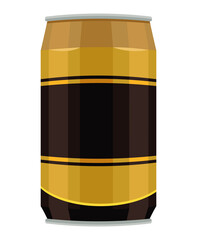 beer golden can