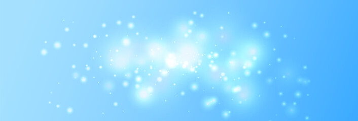 夏の背景。輝く水しぶきが飛び交う背景。ソータや炭酸水の気泡。