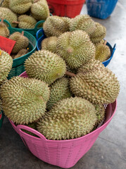 Big fruit market, Durian king of fruit.