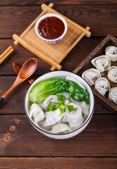 Wonton is a traditional Chinese snack