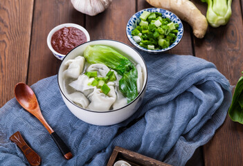 Wonton is a traditional Chinese snack