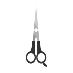 Scissors icon sign flat vector illustration.