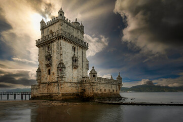 Belem Tower in Lisbon, Portugal