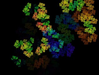 Imaginatory fractal abstract background Image