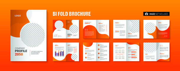Company profile brochure template design creative modern corporate business brochure layout