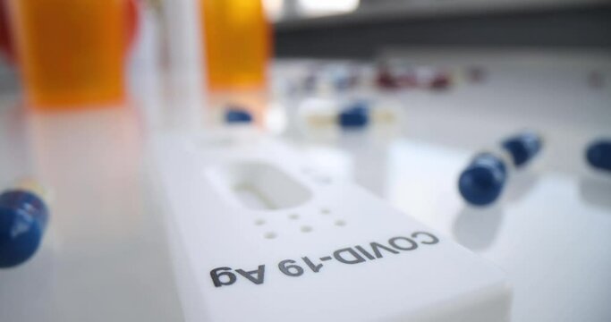 Rapid test for Covid-19 for home use and medicines in tablets