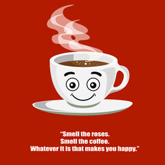 coffee quote, banner