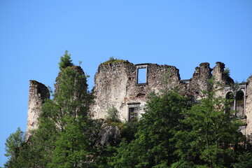 Fototapeta na wymiar Burg Reichenstein in Tragwein