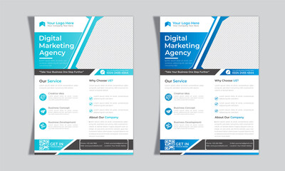 corporate business flyer template design