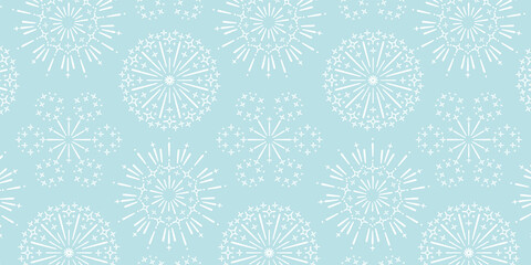 レトロな花火柄　背景イラスト