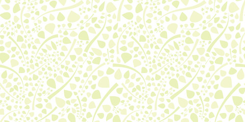 Organic motif, botanical motif background. Seamless pattern.Vector.スタイリッシュな有機的パターン
