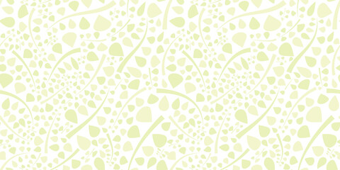 Organic motif, botanical motif background. Seamless pattern.Vector.スタイリッシュな有機的パターン